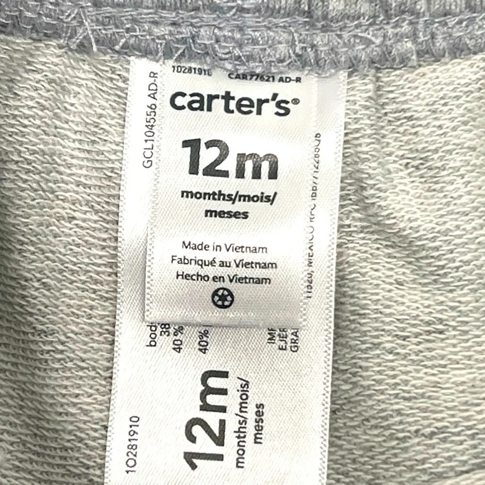 CARTER'S - Boys Baby & Toddler 2 Piece Long Sleeve & Jogger Pant Outfit Set